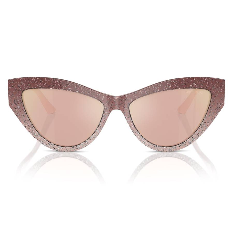 Jimmy Choo Woman Sunglass JC5004 -  Frame color: Pink Gradient Glitter, Lens color: Pink Mirror Rose Gold