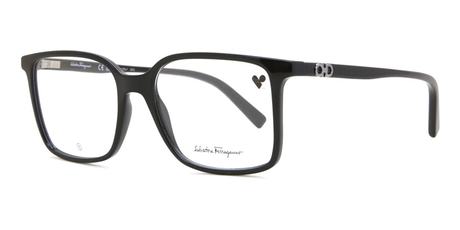 Salvatore Ferragamo SF2954 001 Men's Glasses Black Size 54 - Free Lenses - Blue Light Block Available