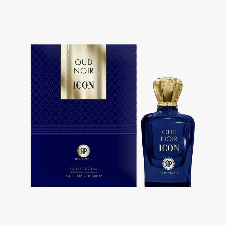 Rai Phalail Mens Oud Noir Icon EDP Spray 3.4 oz Fragrances 6292257646542