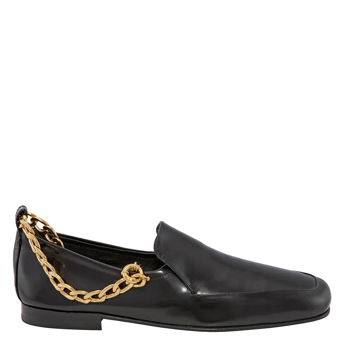 By Far Ladies Nick Chain anklet Leather Loafers eBay