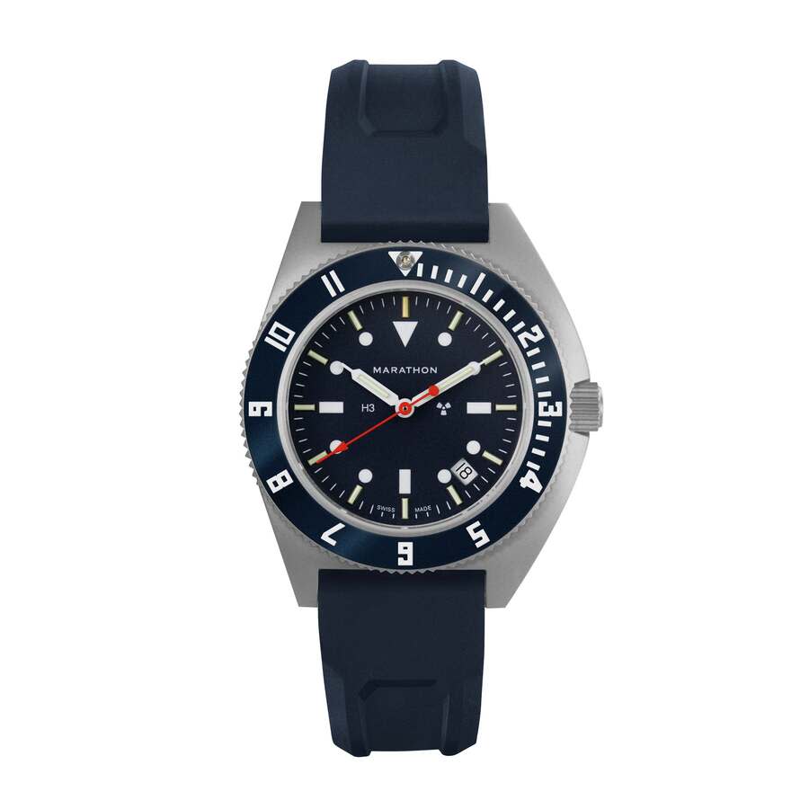 Marathon Blue Yonder Quartz Blue Dial Mens Watch WW194013SS-1301 1260$