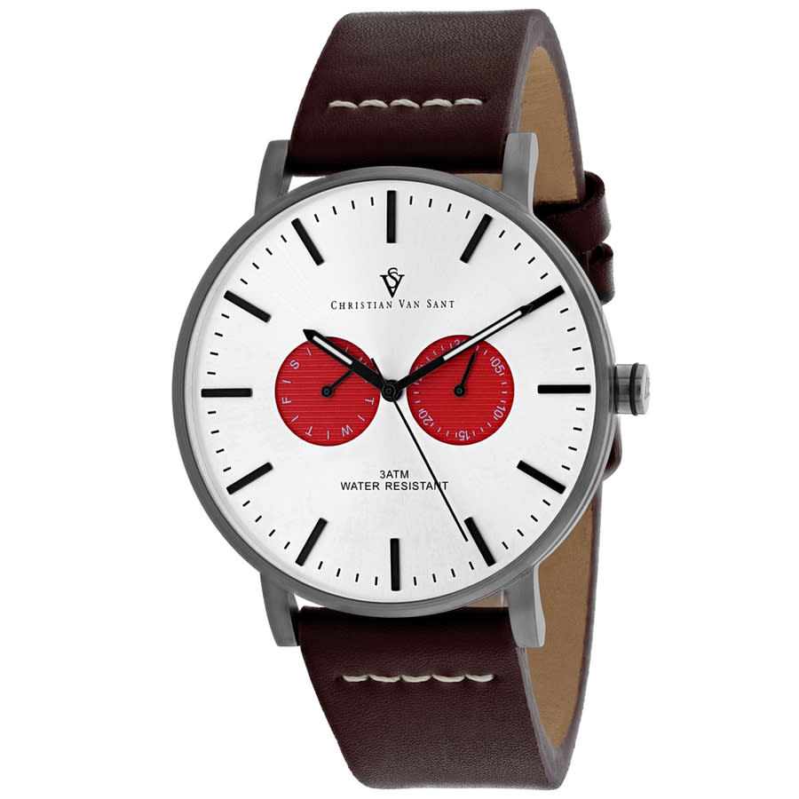 Christian Van Sant Relic Quartz Silver Dial Mens Watch CV0542 123$