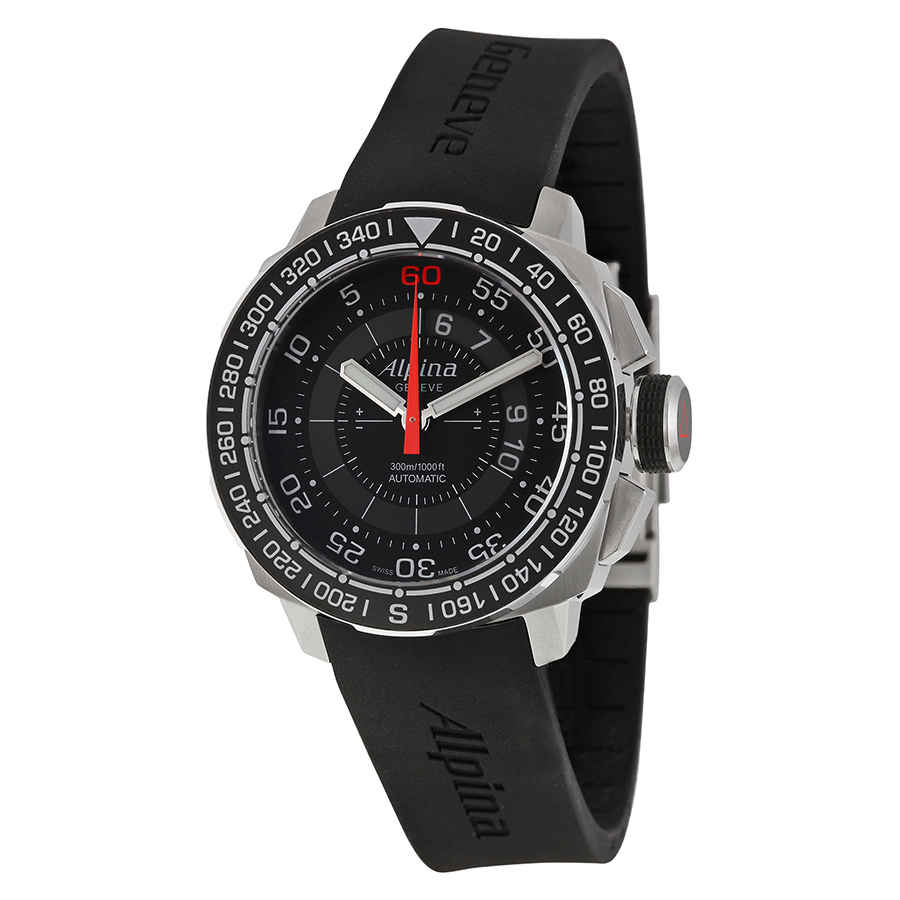 Alpina Seastrong YachTimer Regatta Countdown Black Dial Mens Watch AL-880LBG4V6