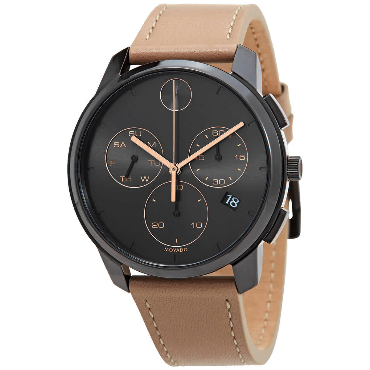 Movado BOLD Thin Chronograph Quartz Mens Watch 3600719 199$