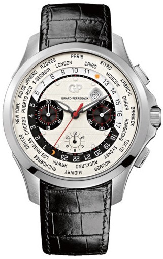 Girard Perregaux Traveller WW.TC Chronograph Automatic Mens Watch 49700-11-131-BB6C