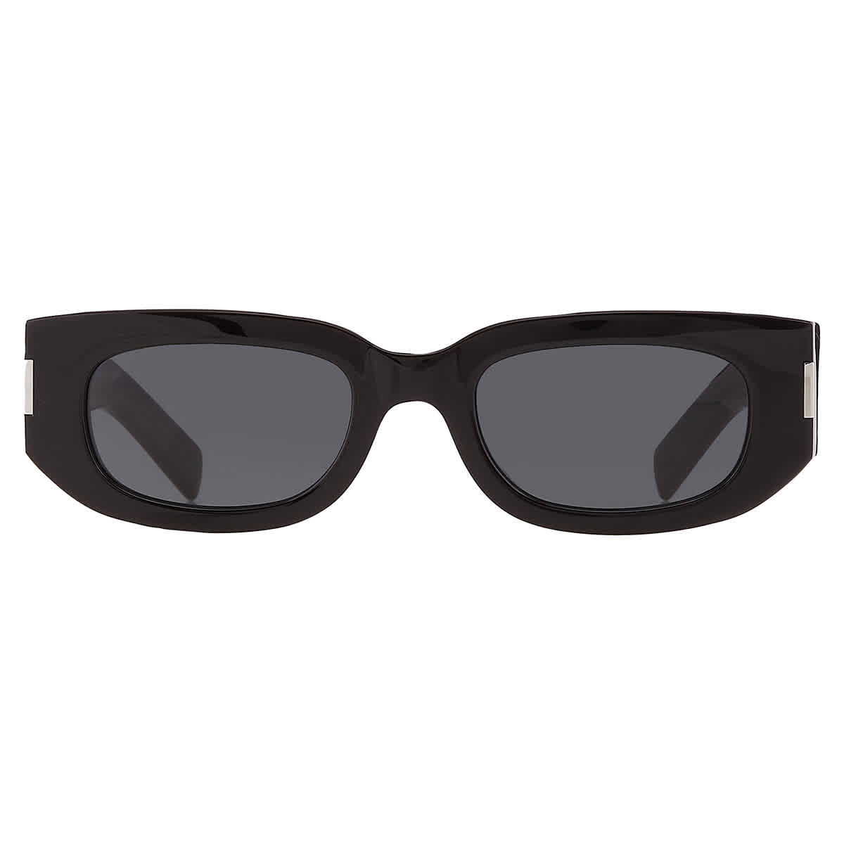 Saint Laurent Dark Grey Oval Unisex Sunglasses SL 697 001 51