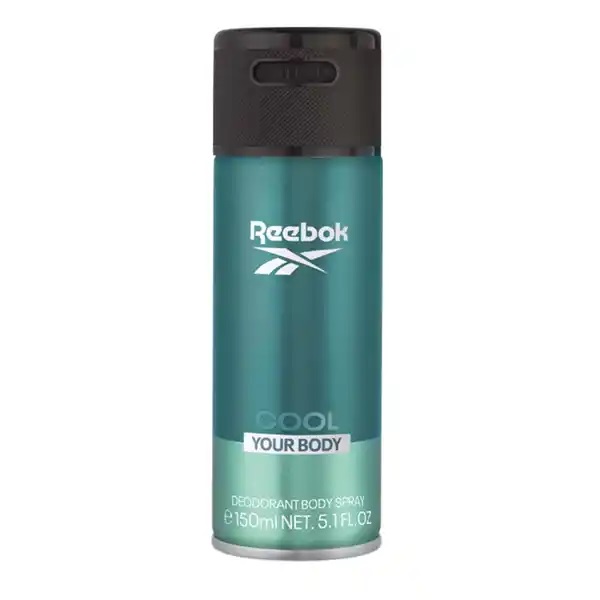 Reebok Mens Cool Your Body Deodorant Body Spray 5.0 oz Fragrances 8436581946154