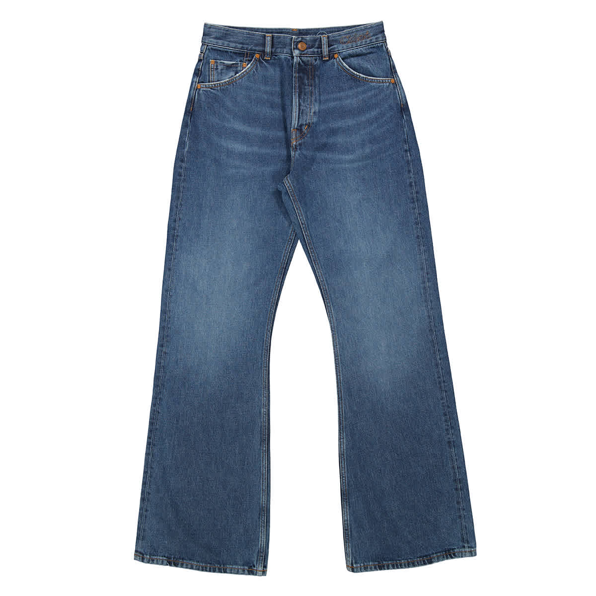 High-rise flared jeans in blue - Chloe