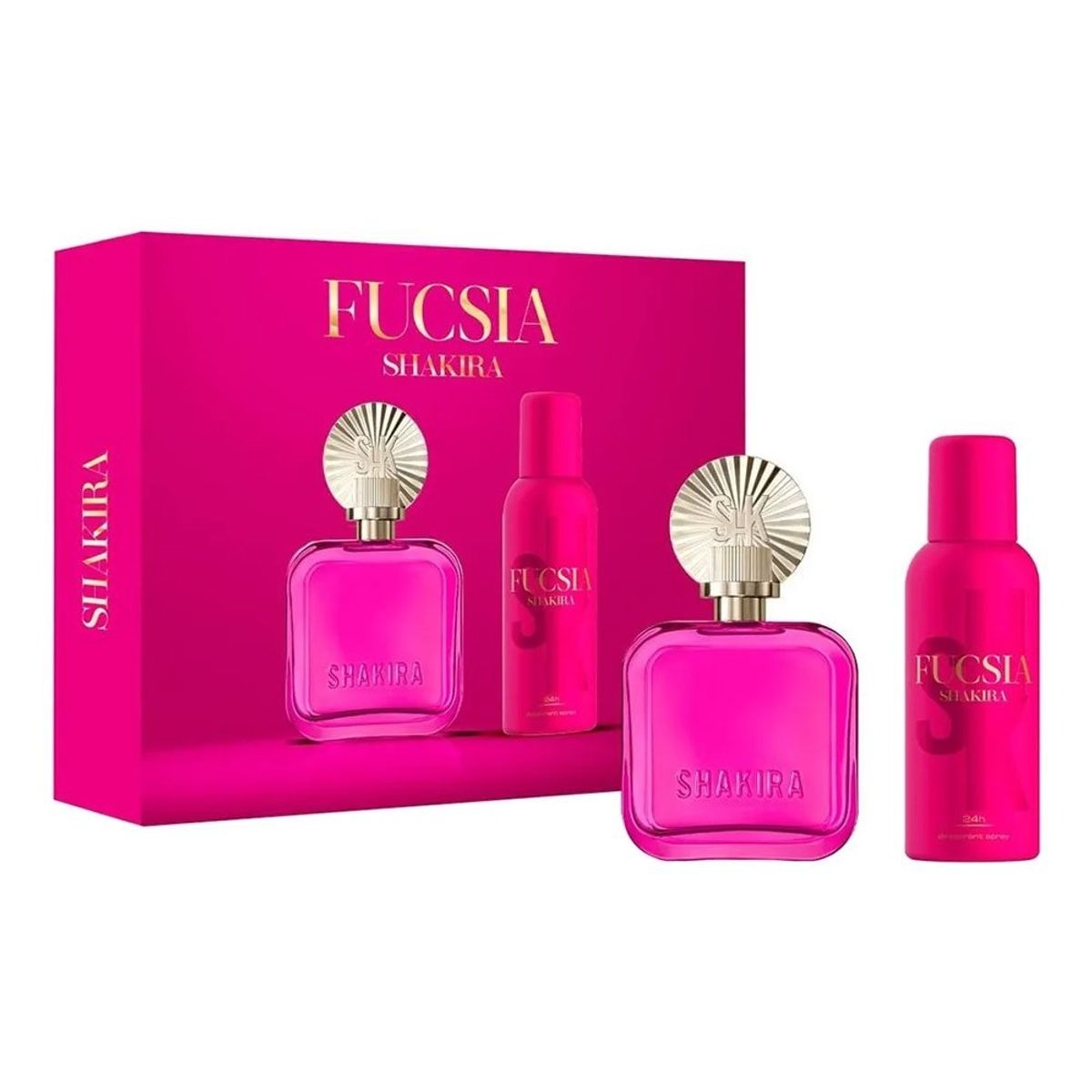 Shakira Ladies Fucsia Gift Set Fragrances 8411061085554 30$