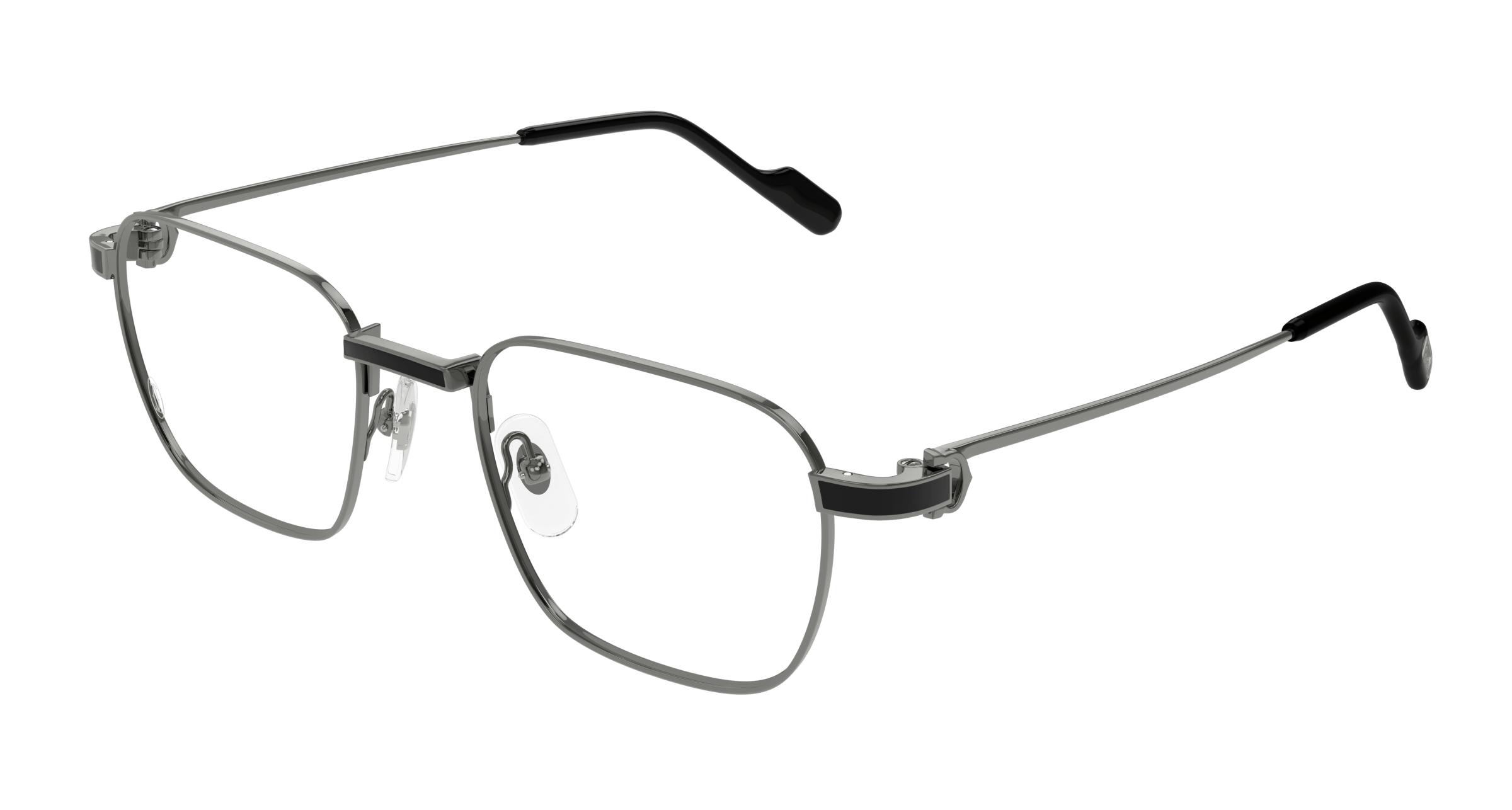 Cartier Demo Square Ladies Eyeglasses CT0518O 003 51