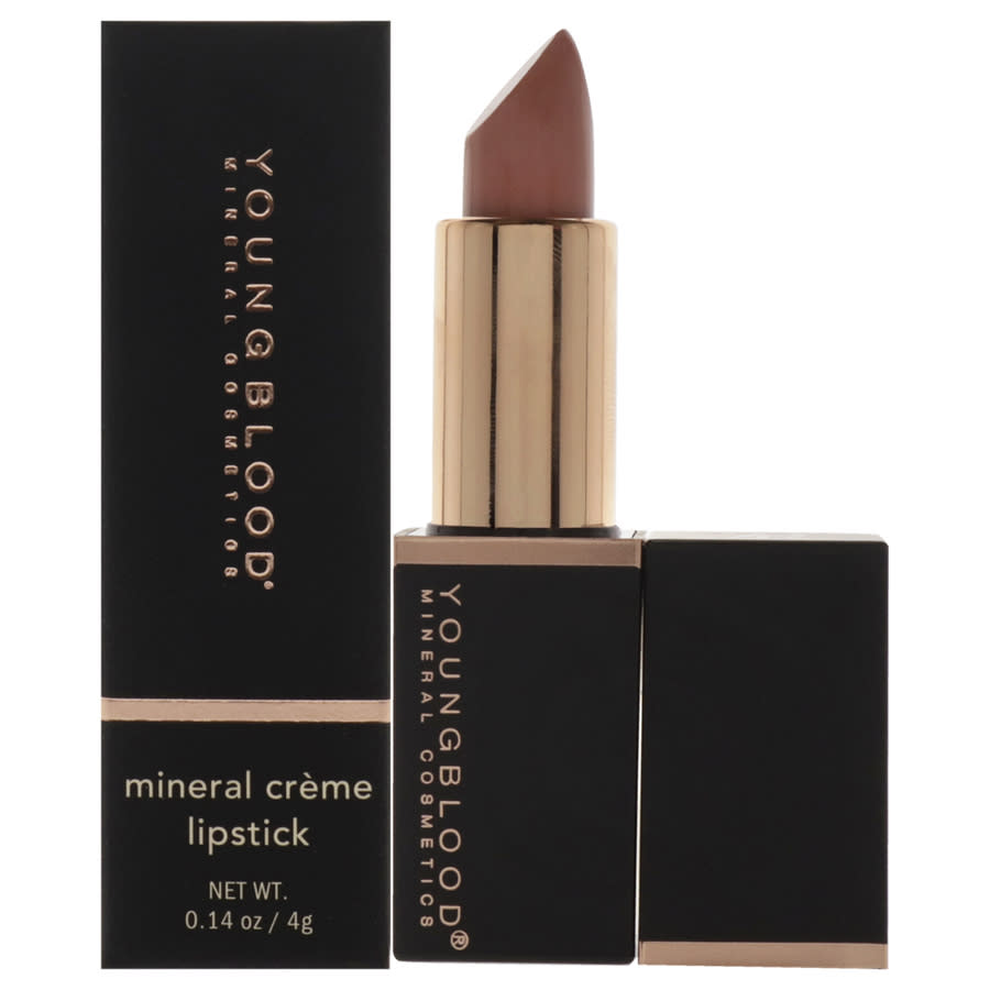 Youngblood Ladies Mineral Creme Lipstick 0.14 oz Blushin Nude Makeup 696137141602