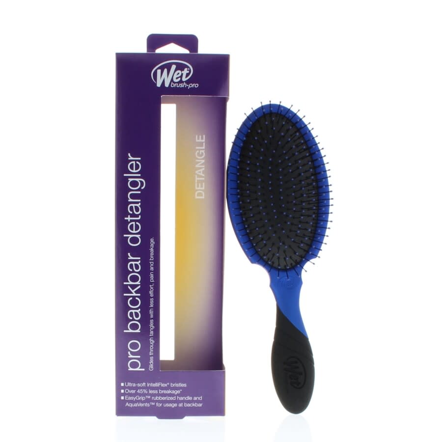 Wet Brush Pro Back Bar Detangler Royal Blue Hair Care 736658545029 10$