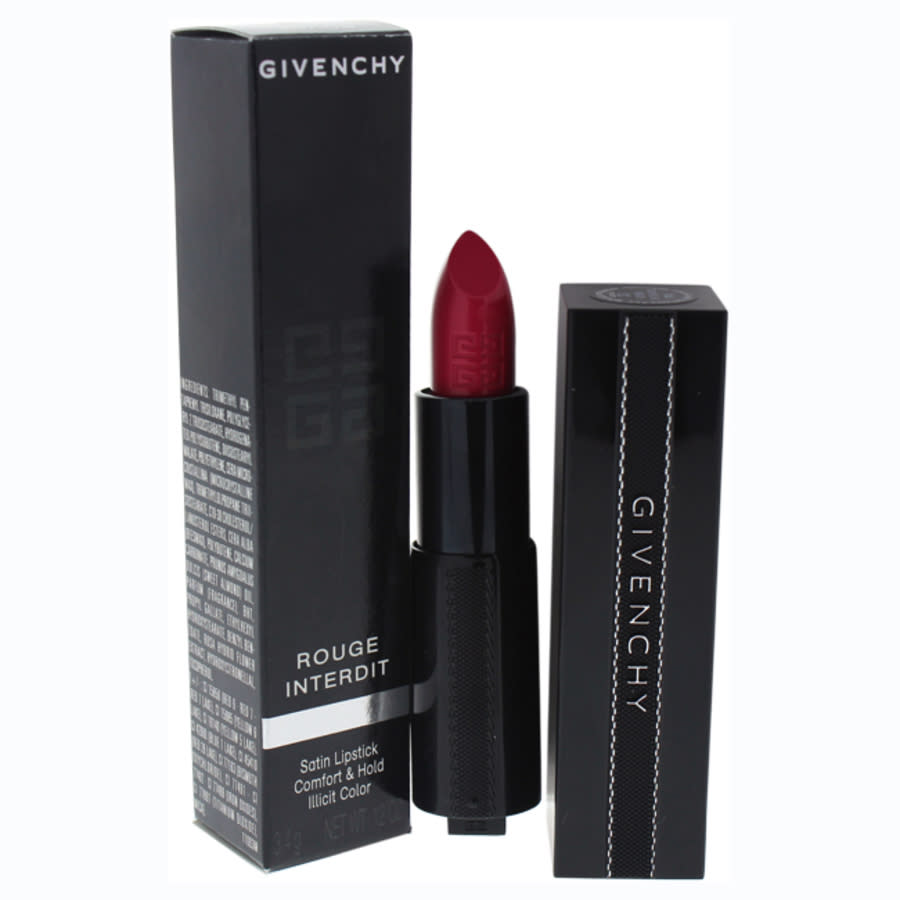 Rouge Interdit Satin Lipstick - 23 Fuchsia In The Know by Givenchy for Women - 012 oz Lipstick 25$