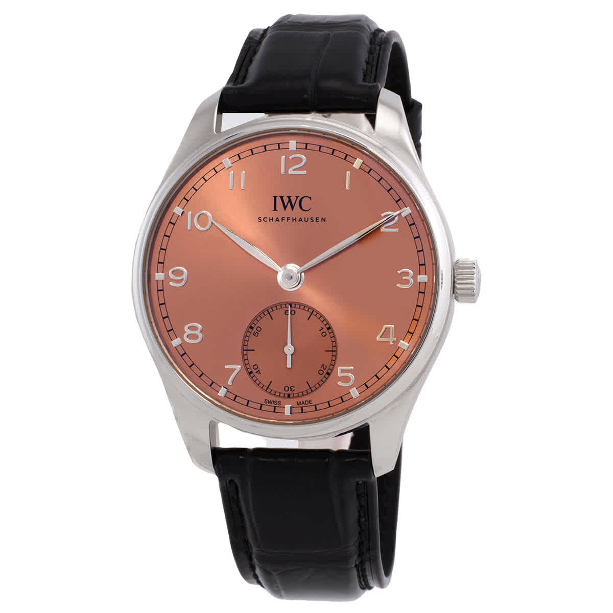 IWC Portuguese 40 Automatic Salmon Dial Mens Watch IW358313