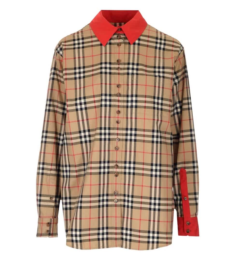 ladies burberry shirt