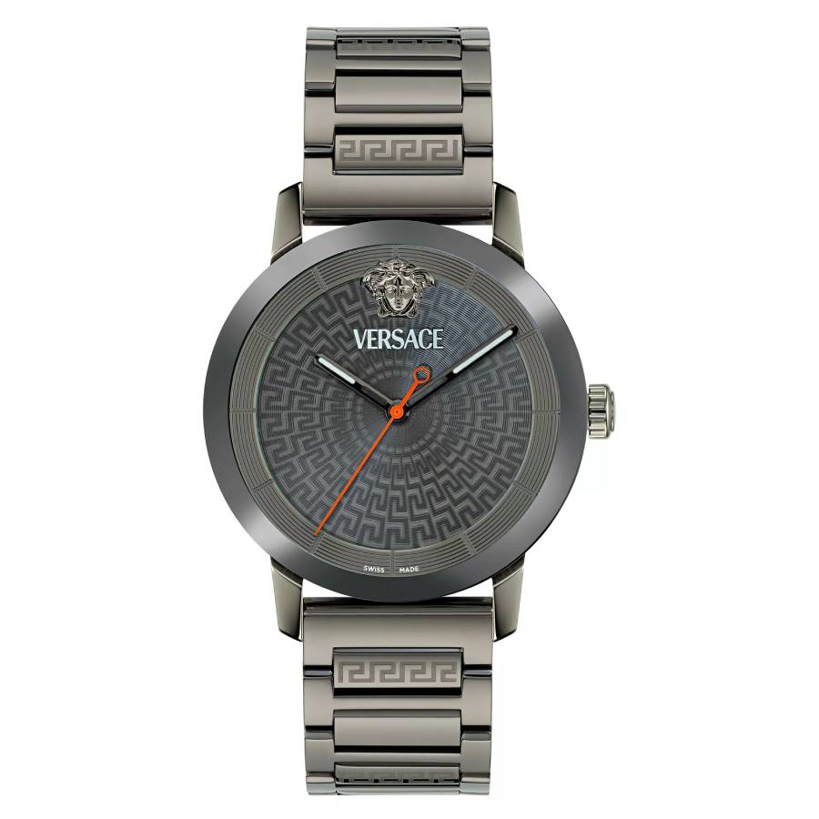 Versace V-Helix Quartz Gunmetal Dial Mens Watch VE9G00424 279$