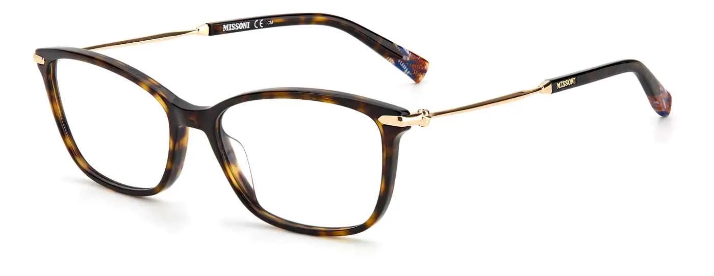 Missoni Demo Rectangular Ladies Eyeglasses MIS 0058 0086 55