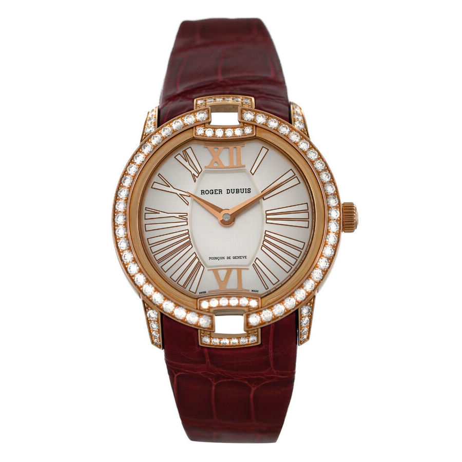 Pre-owned Roger Dubuis Velvet Dbve0073 Automatic Diamond Ladies Watch DBVE0073