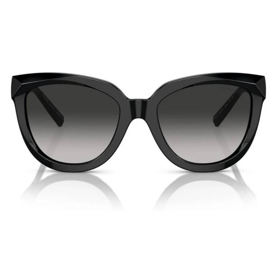 Tiffany Grey Gradient Cat Eye Ladies Sunglasses TF4215 80013C 53