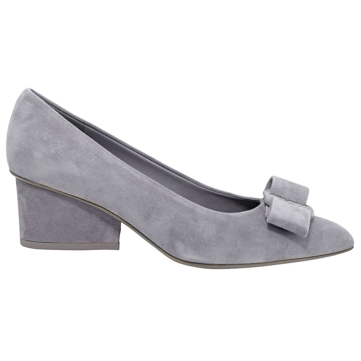 Grey ferragamo shoes clearance
