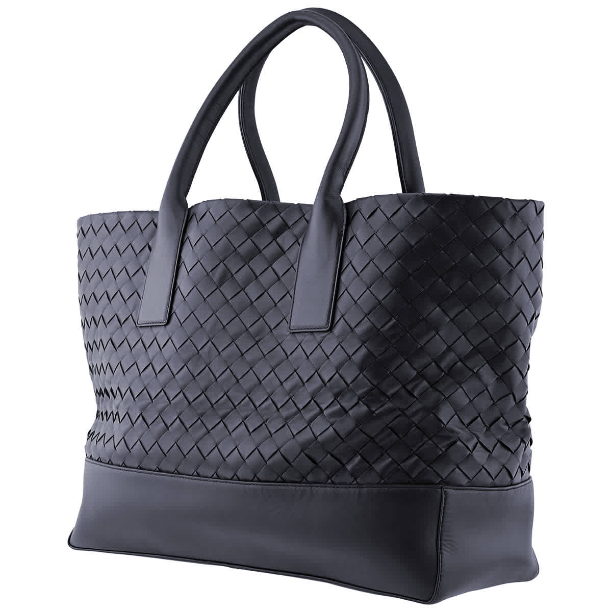 Bottega Veneta Classic Intrecciato Woven Leather Tote Bag In Blue ...