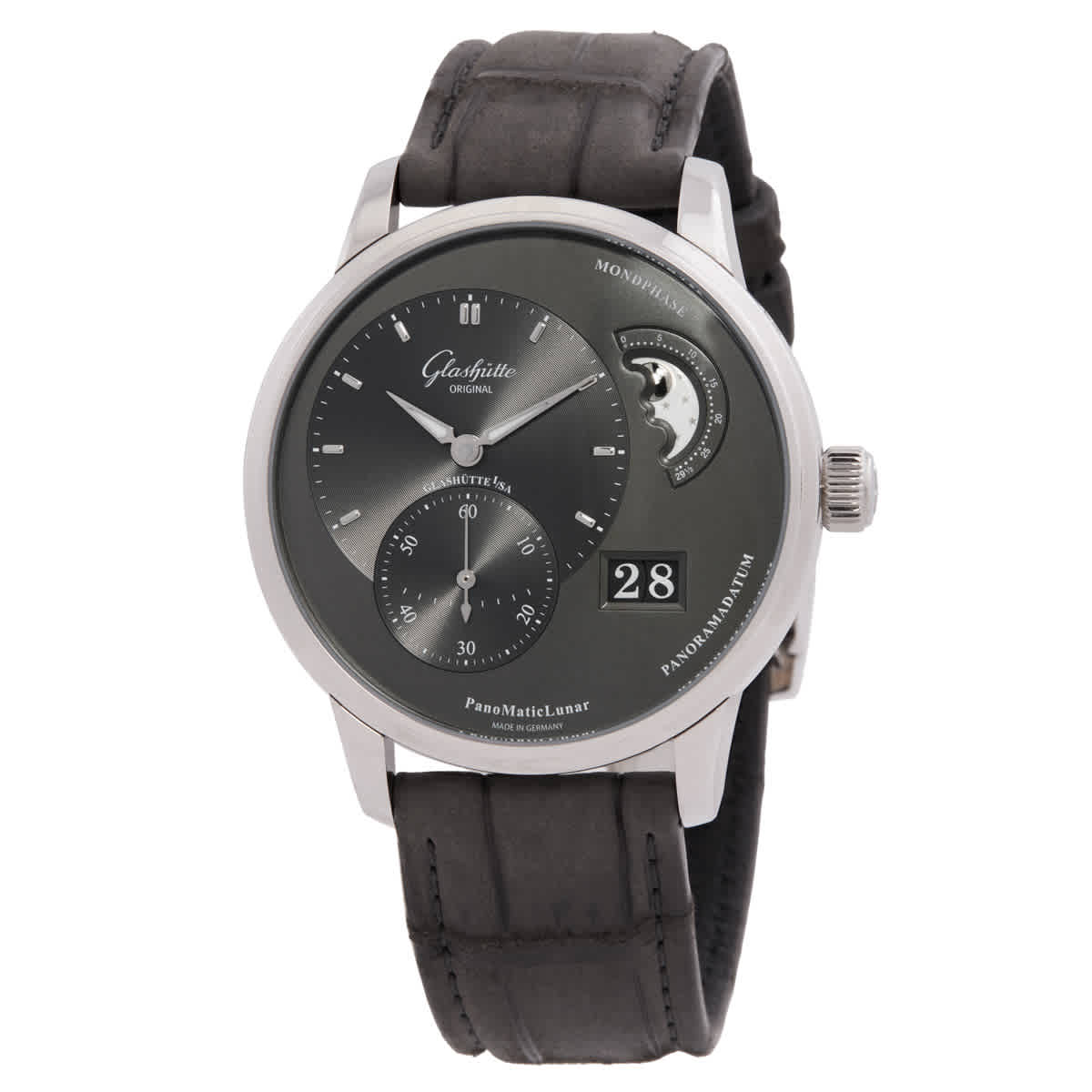 Glashutte Original Panomaticlunar Automatic Moon Phase Watch 1-90-02-43-32-62 8875$
