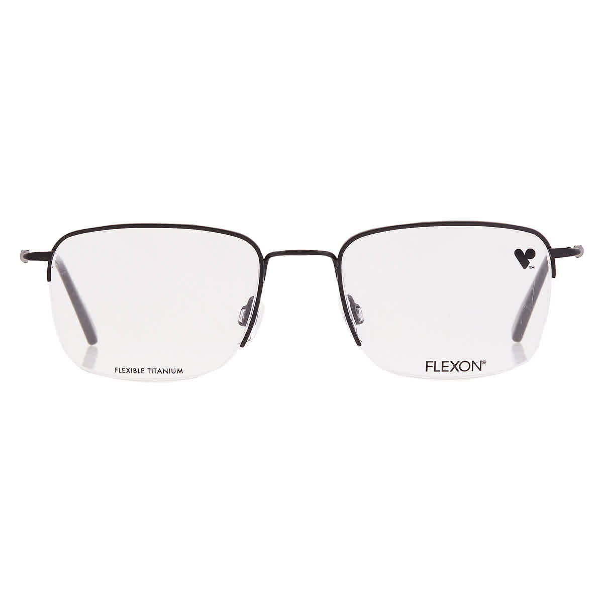 Flexon Demo Square Mens Eyeglasses FLEXON H6041 001 52 28$