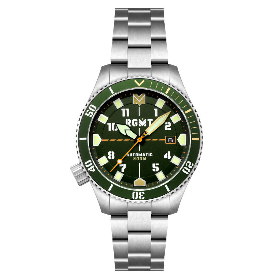 RGMT Recon Diver Automatic Green Dial Mens Watch RG-8075-33