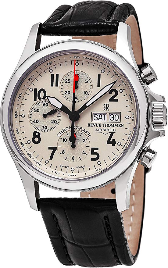 Revue Thommen Airspeed Chronograph Automatic Mens Watch 170816538 1327$