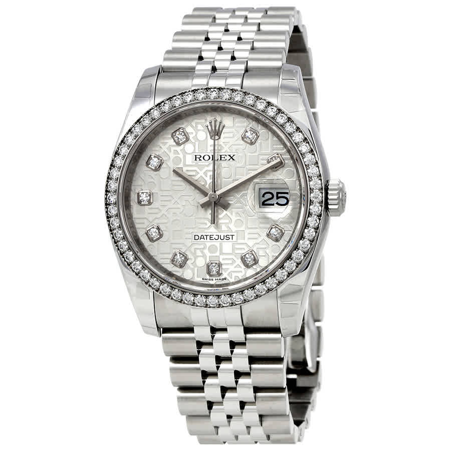 Rolex Oyster Perpetual Datejust 36 Silver Dial Stainless Steel Jubilee Bracelet Automatic Mens Watch 116244SJDJ Rolex Oyster Perpetual Datejust 36 Silver Dial Stainless Steel Jubilee Bracelet Automatic Mens Watch 116244SJDJ