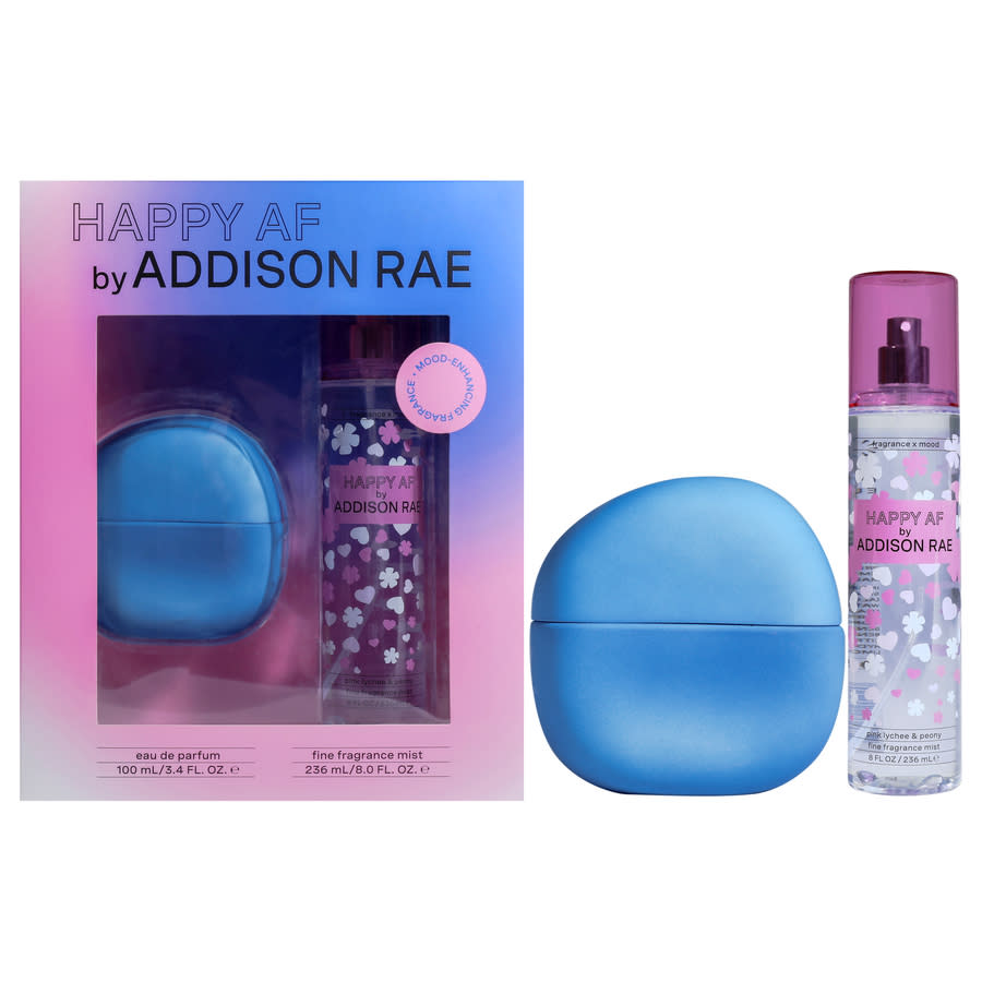 Addison Rae Ladies Happy AF Gift Set Fragrances 850042115312