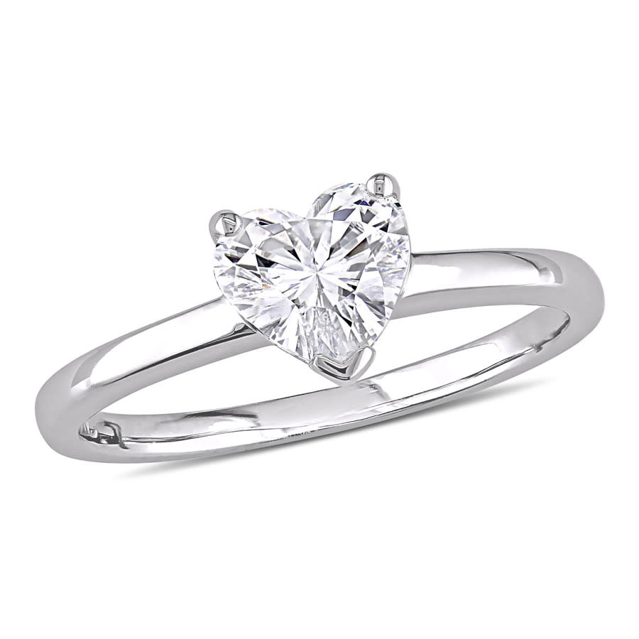Created Forever 1CT TW Lab Grown Diamond Heart Engagement Ring in 14k White Gold 980$