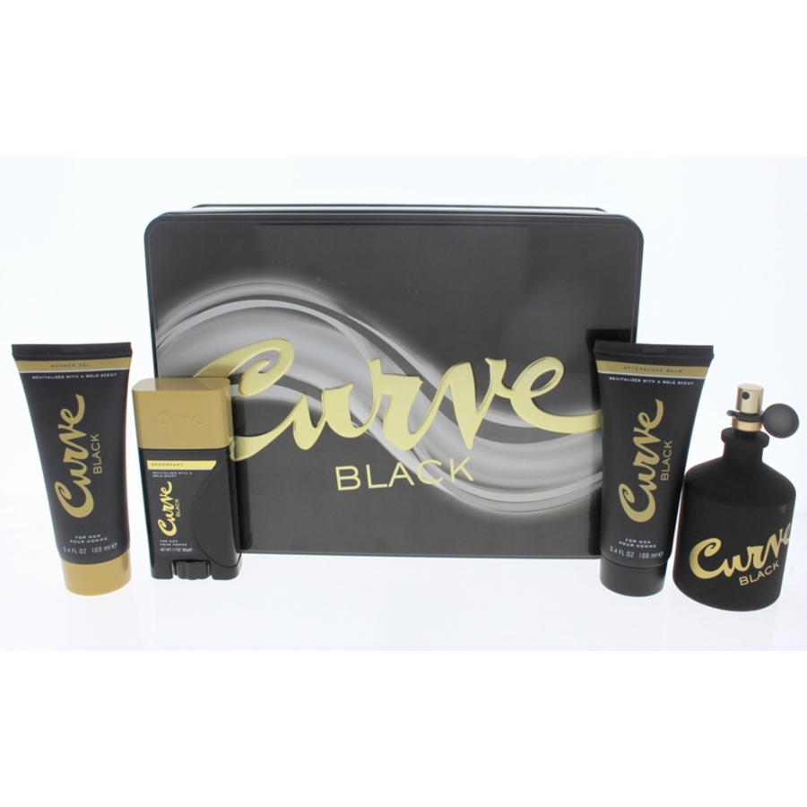 Liz Claiborne Mens Curve Black Gift Set Fragrances 719346229463