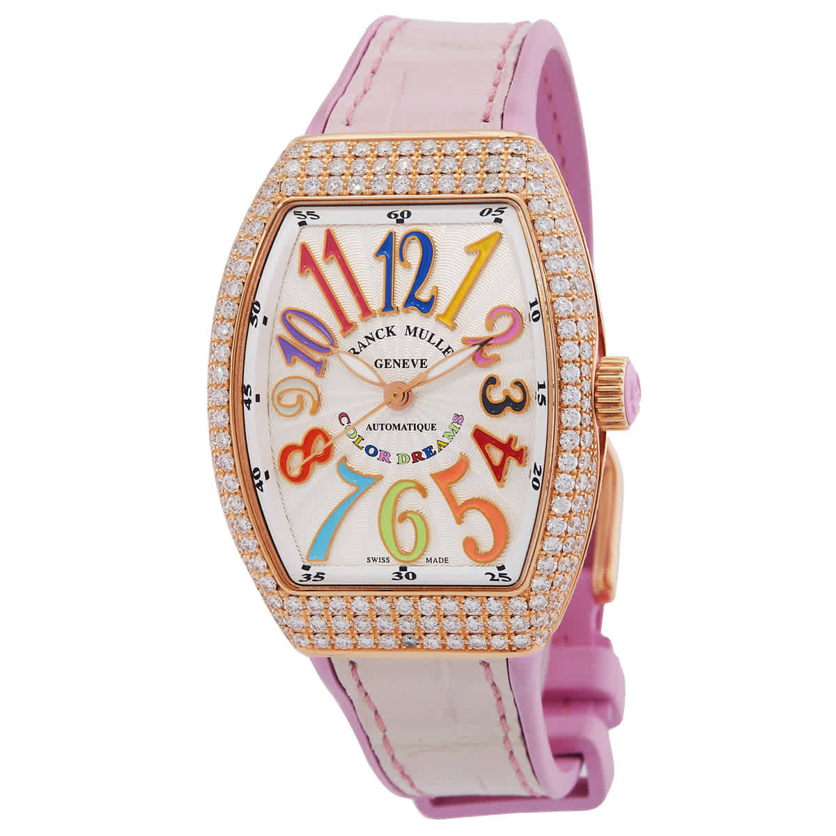 Franck Muller Vanguard Automatic Diamond Silver Dial Ladies Watch V 32 SC AT FO D COL DR 5N RS 5N 16500$