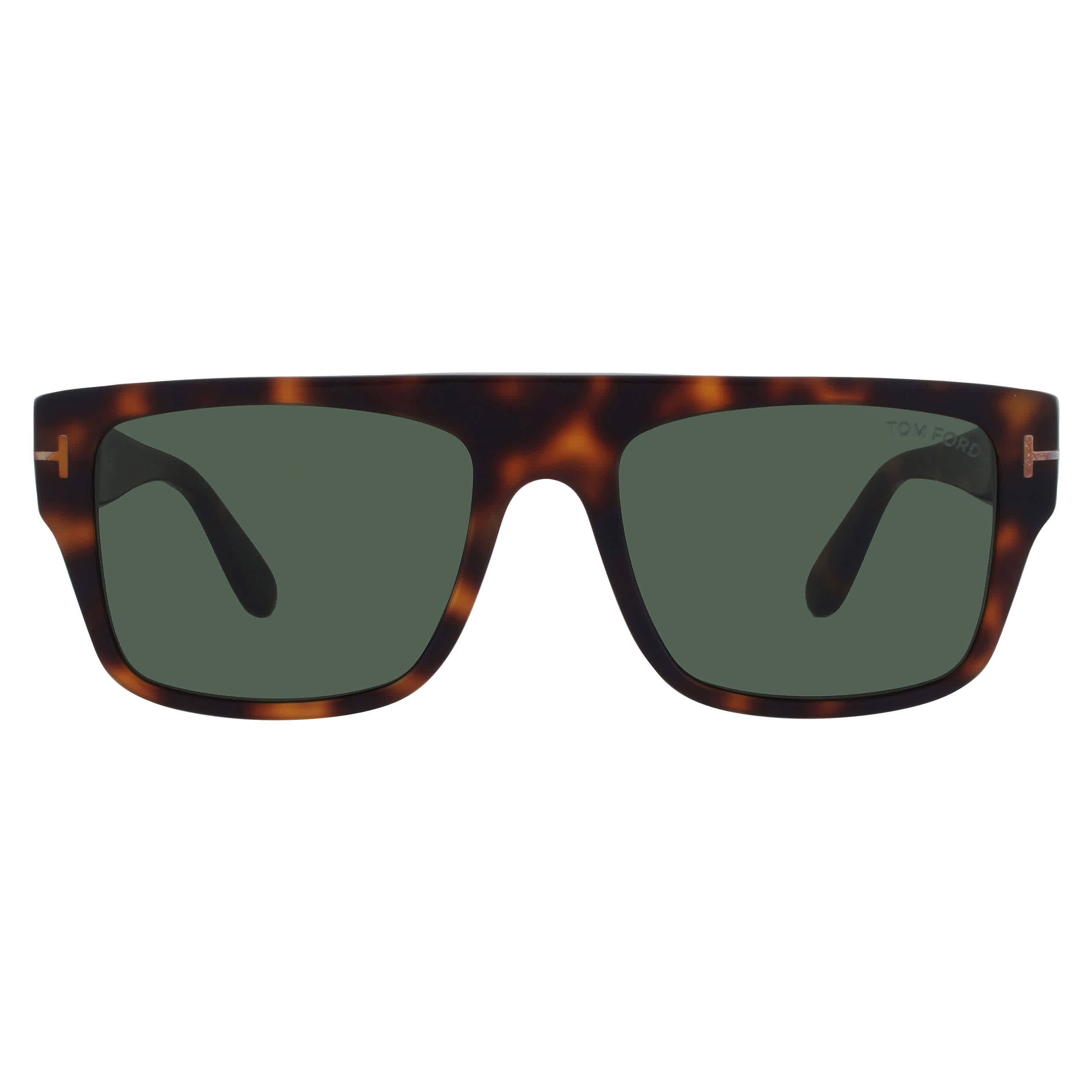 Tom Ford Dunning-02 Green Browline Mens Sunglasses FT0907 53N 55