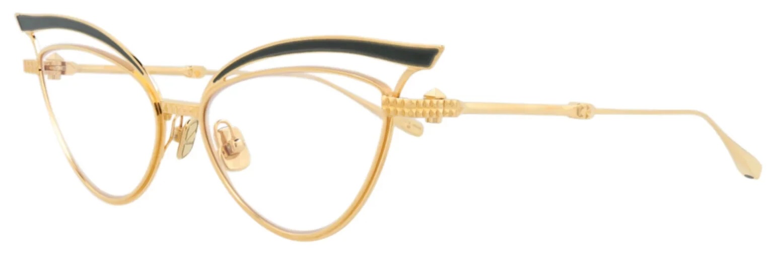 Valentino Glassliner Demo Cat Eye Ladies Eyeglasses VLX-118 E 55 180$
