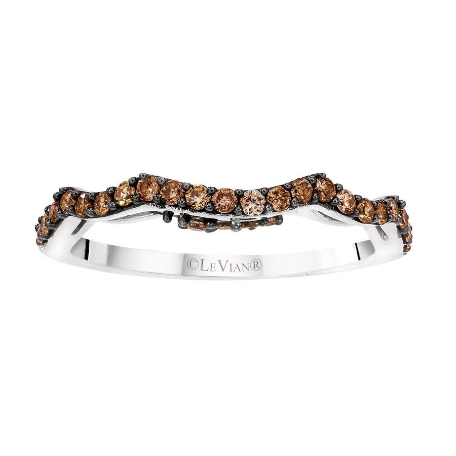 Le Vian Ladies Bridal Rings set in 14K Vanilla Gold 340$