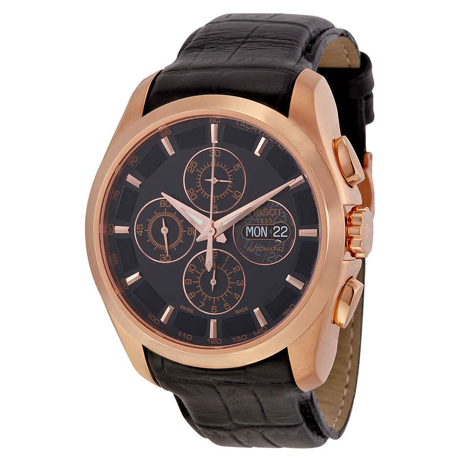 Tissot Couturier Valjoux Black Dial Mens Watch T0356143605100 1050$