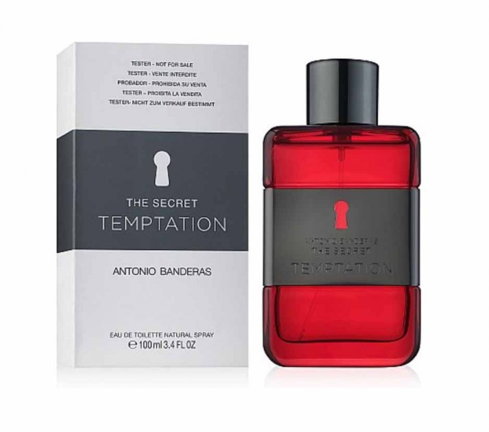 Antonio Banderas Mens The Secret Temptation EDT Spray 34 oz Tester Fragrances 8411061860533 15$