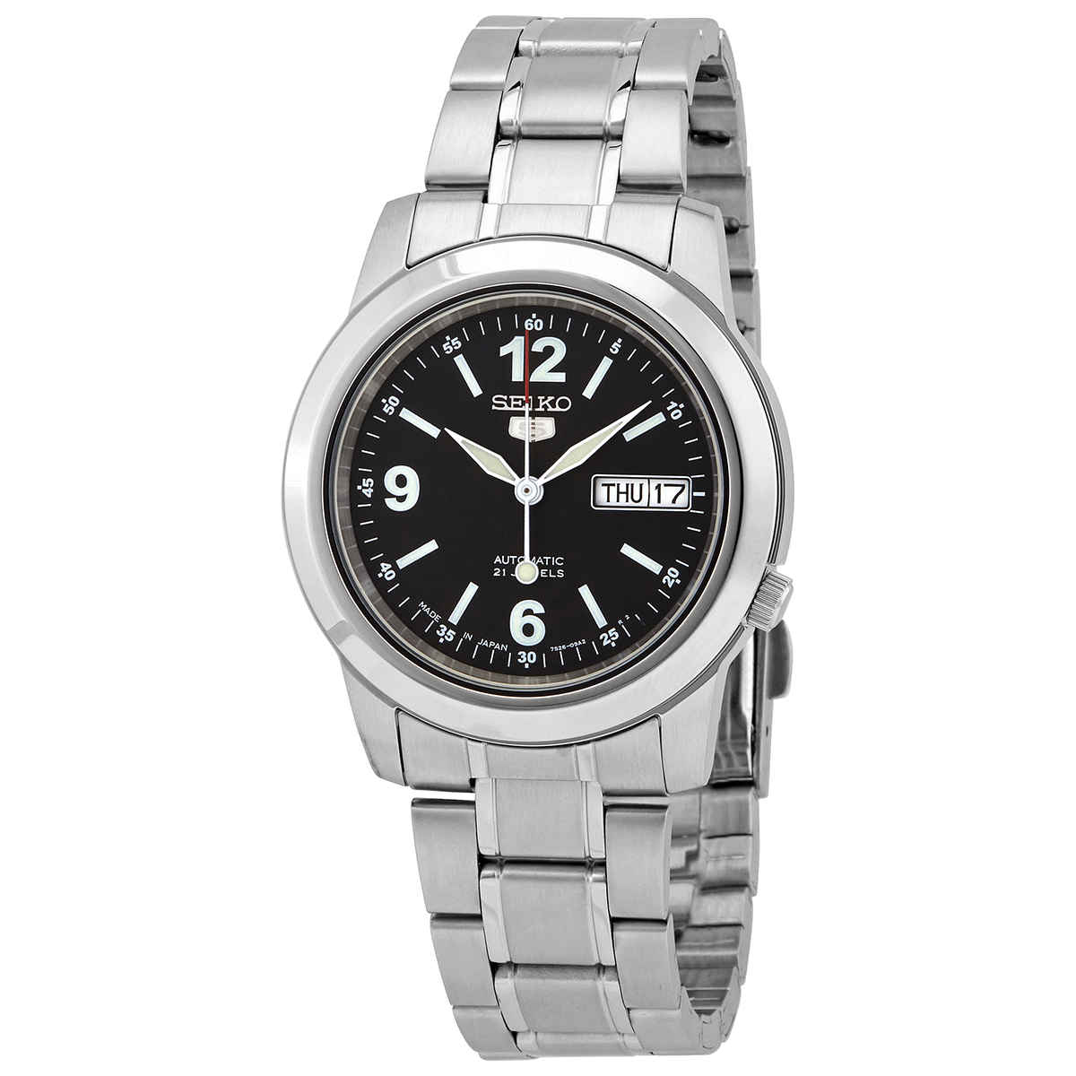 Seiko 5 Automatic Black Dial Mens Watch SNKE63J1 154$
