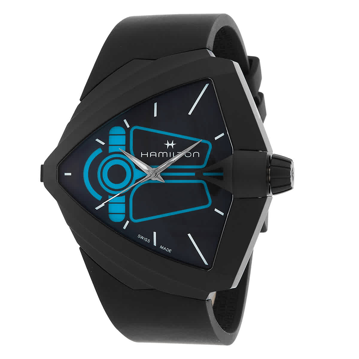 Hamilton Ventura Quartz Black Dial Mens Watch H24614330 1130$