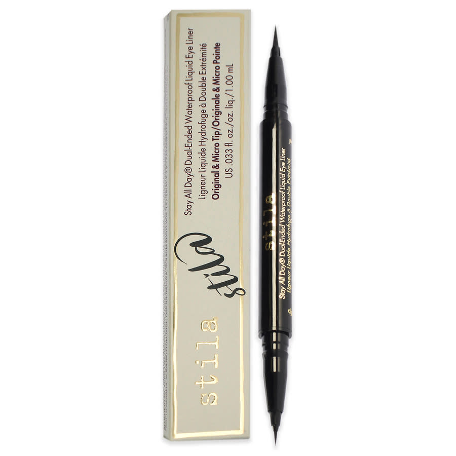 Stila Ladies Stay All Day DualEnded Waterproof Liquid Eye Liner 0.033 oz Intense Black Makeup 094800359512