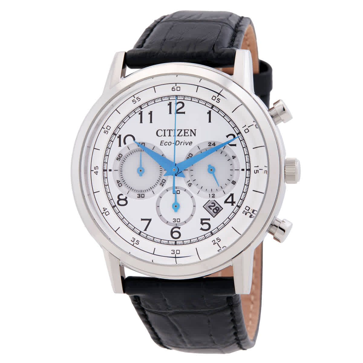 Citizen Eco-Drive Chronograph White Dial Mens Watch CA4630-02A 189$