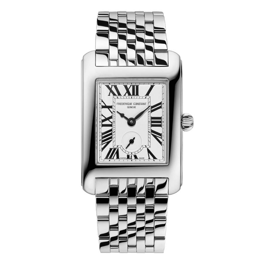 Frederique Constant Classics Carree Quartz Silver Dial Unisex Watch FC-235S2C6B 770$