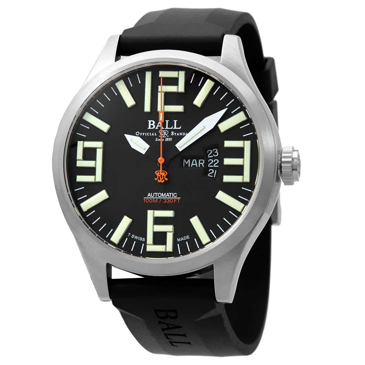 Ball Engineer Master II Aviator Automatic Black Dial Mens Watch NM2050C-P1A-BK 1200$