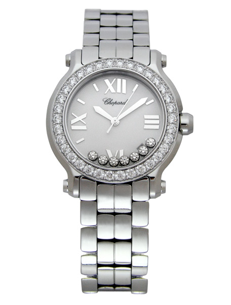 Chopard Happy Sport Floating Diamonds Ladies Watch 27/8478-2001