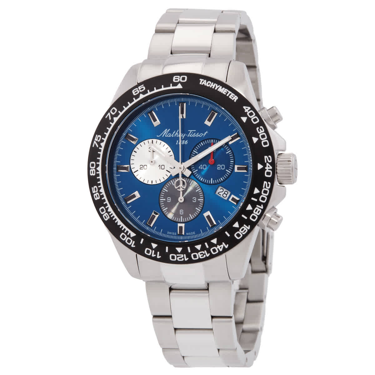 Mathey-Tissot Chrono II Chronograph Quartz Blue Dial Mens Watch H938CHABU 239$
