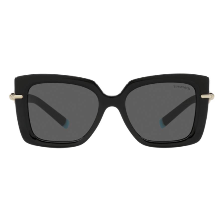 Tiffany & Co. Woman Sunglass TF4199 - Frame color: Black, Lens color: Dark Grey