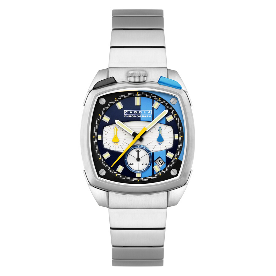 Cadola Taurus Chronograph Quartz Blue Dial Mens Watch CD-1060-33 149$