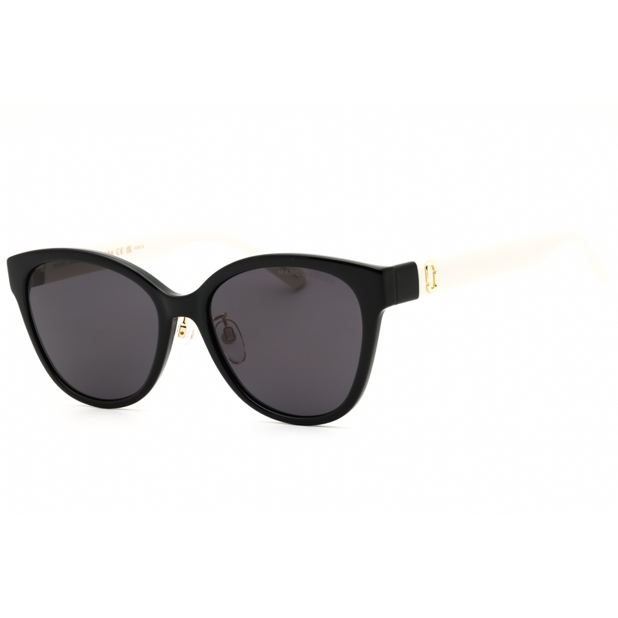 Marc Jacobs Grey Oval Ladies Sunglasses MARC 648/G/S 080S/IR 55